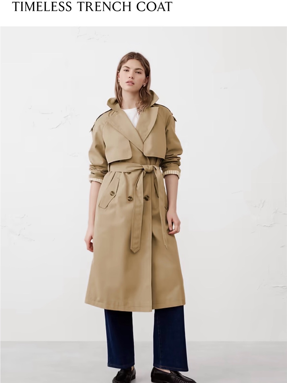 Brand New Banana Republic Factory Timeless Trench Coat